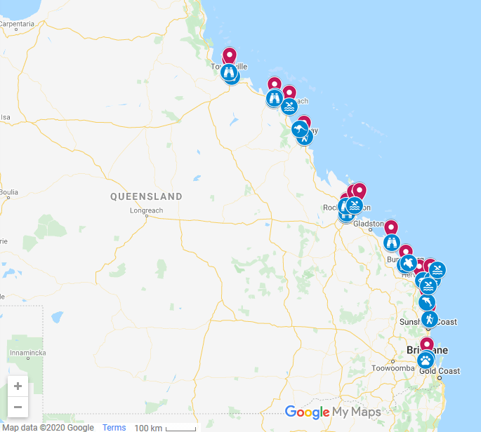 Brisbane To Townsville Interactive Map ?x48554